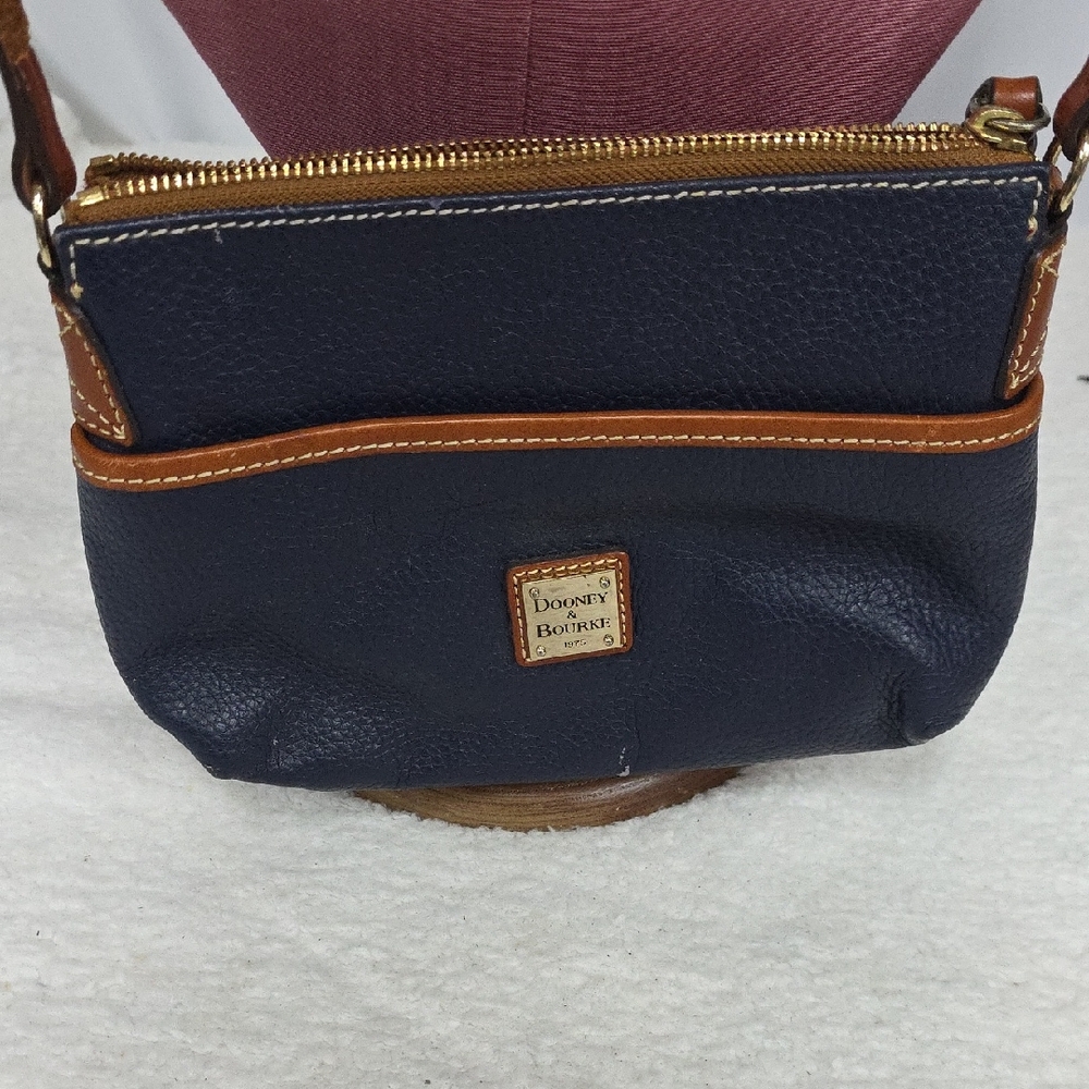 Dooney & Bourke Black and Tan Crossbody Bag